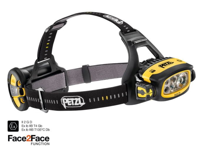 Petzl DUO Z1 headlamp with FACE2FACE